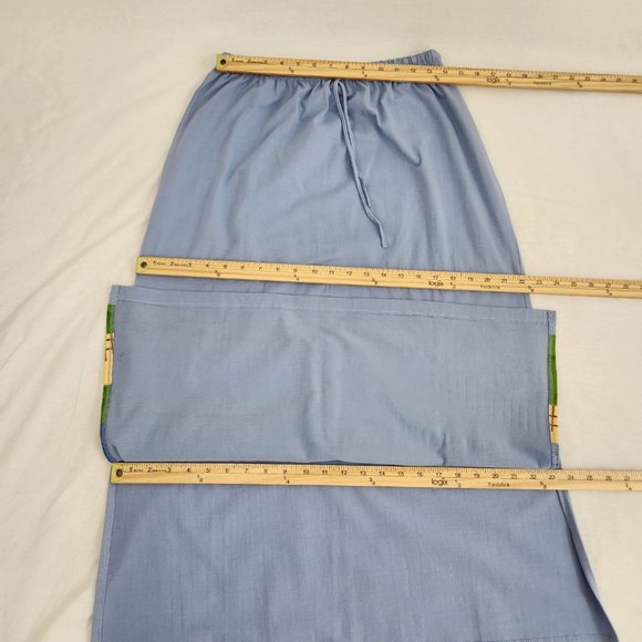 Vintage KAKTUS Fairy Artsy Blue Printed Novelty Set of Two T-Shirt/Skirt Size L. - Picture 14 of 16